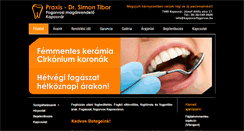 Desktop Screenshot of kaposvarfogorvos.hu